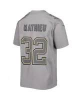 Big Boys and Girls Nike Tyrann Mathieu Gray New Orleans Saints Atmosphere Game Jersey