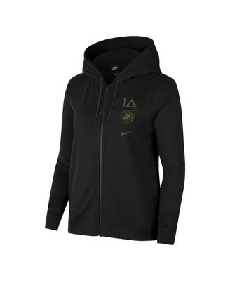 Women's Nike Black Army Black Knights 1st Armored Division Old Ironsides Operation Torch Full-Zip Hoodie