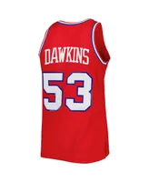 Men's Mitchell & Ness Darryl Dawkins Red Philadelphia 76ers Hardwood Classics 1979-80 Swingman Jersey