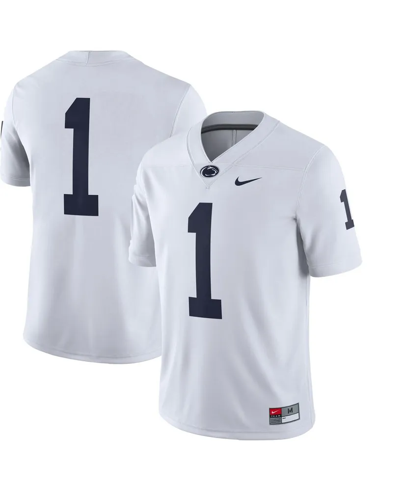 Men's Nike #1 White Georgia Bulldogs Game Jersey