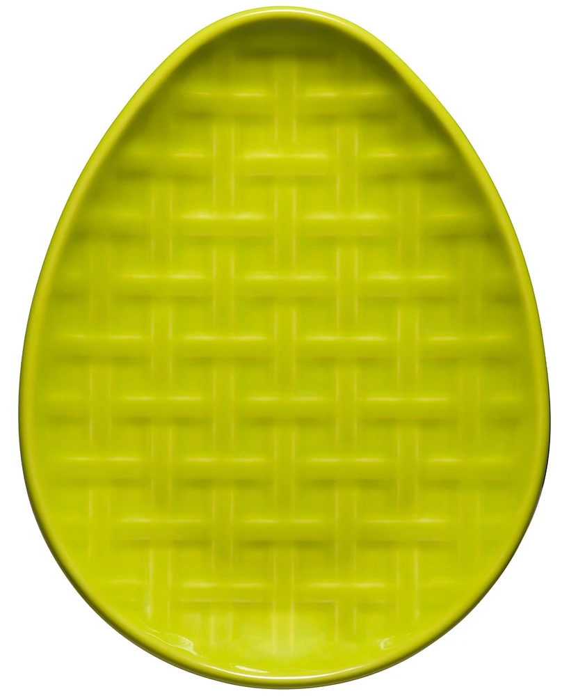 Fiesta Embossed Egg Plate