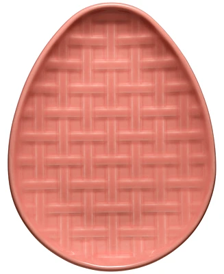 Fiesta Embossed Egg Plate