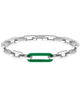 Lacoste Men's Stainless Steel Paperclip Chain Bracelet