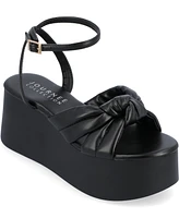 Journee Collection Women's Lailee Platform Sandals