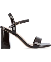 Journee Collection Women's Tivona Square Toe Block Heel Dress Sandals