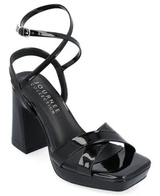 Journee Collection Women's Zorana Platform Sandals