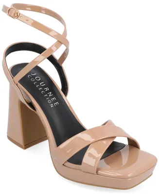 Journee Collection Women's Zorana Platform Sandals