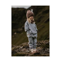 The Simple Folk Kids Comfy Organic Cotton Fleece Sweatshirt