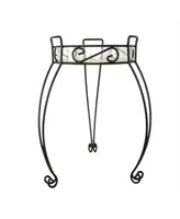 River North Combo Top Plant Stand 21, Black