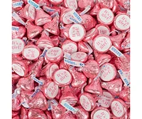Just Candy It's a Girl Baby Shower Candy Pink Hershey's Kisses Milk Chocolate, 90 Pieces