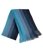 Women's Wear by Erin Andrews Light Blue Tennessee Titans Ombre Pom Knit Hat and Scarf Set