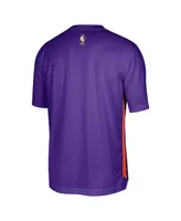 Men's Nike Purple Phoenix Suns Hardwood Classics Pregame Warmup Shooting Performance T-shirt