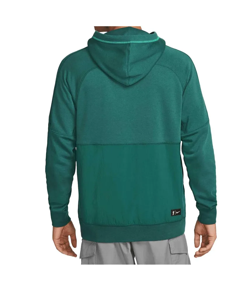 Men's Nike Teal Liverpool Travel Fleece Pullover Hoodie