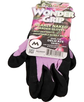 Wonder Grip Gard Ware Nearly Naked Garden Gloves, Size M