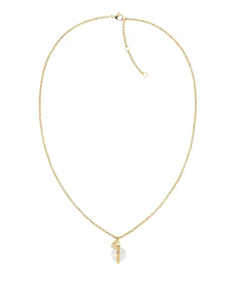 Tommy Hilfiger Imitation Pearl Charm Necklace