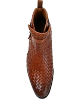 Taft Men's Dylan Hand-Woven Leather Buckle Jodhpur Boots