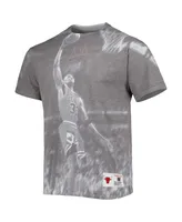 Men's Mitchell & Ness Scottie Pippen Heather Gray Chicago Bulls Above The Rim T-shirt