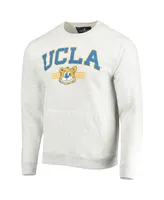 Men's League Collegiate Wear Heathered Gray Ucla Bruins Upperclassman Pocket Pullover Sweatshirt