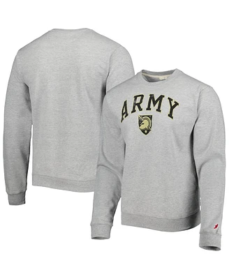 Men's League Collegiate Wear Gray Army Black Knights 1965 Arch Essential Fleece Pullover Sweatshirt