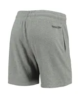 Women's Mitchell & Ness Heathered Gray Inter Miami Cf Logo Shorts