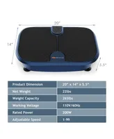 Mini Vibration Plate Fitness Exercise Machine with Remote Control