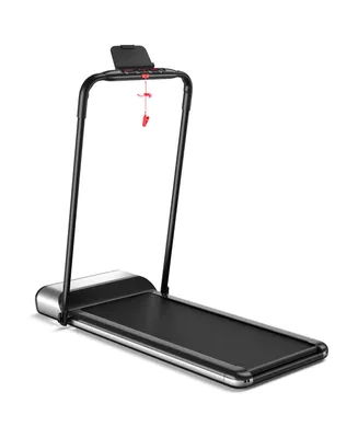 Costway Installation-Free Ultra-Thin Folding Treadmill Exercise