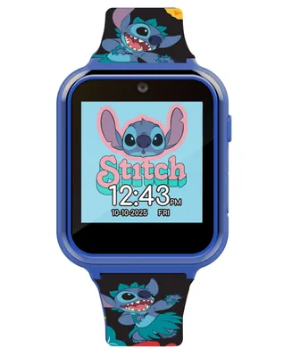 Disney Children's Lilo and Stitch Blue Silicone Smart Watch 38mm