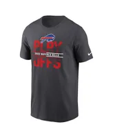 Men's Nike Anthracite Buffalo Bills 2022 Nfl Playoffs Iconic T-shirt