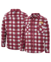 Men's Colosseum Cardinal Usc Trojans Ellis Full-Snap Jacket