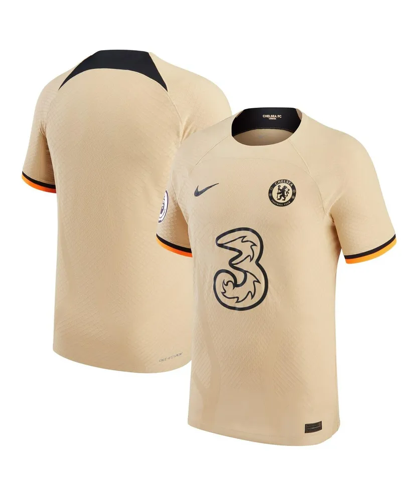 Men's Nike Gold Chelsea 2022/23 Third Authentic Jersey