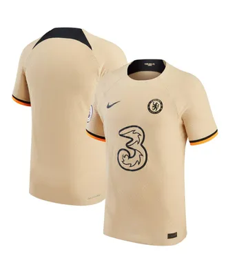 Men's Nike Gold Chelsea 2022/23 Third Authentic Jersey