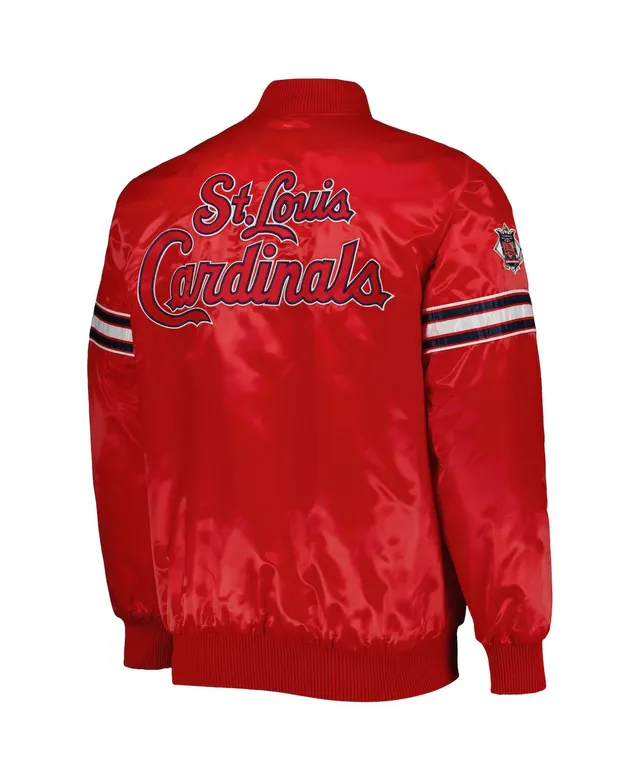 Men's Starter Cardinal Arizona Cardinals The Pick and Roll Full-Snap Jacket Size: Large