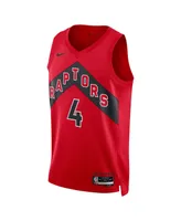 Men's and Women's Nike Scottie Barnes Red Toronto Raptors Swingman Jersey - Icon Edition