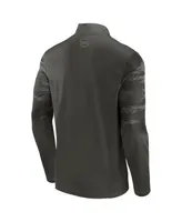 Men's Fanatics Black Florida Gators Oht Military-Inspired Appreciation Guardian Quarter-Zip Top