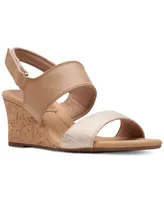 Clarks Women's Kyarra Faye Slingback Wedge Sandals