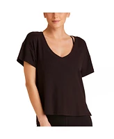 Alala Plus V-Neck Indio Rib Tee