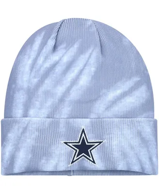 Big Boys and Girls Navy Dallas Cowboys Tie-Dye Cuffed Knit Hat