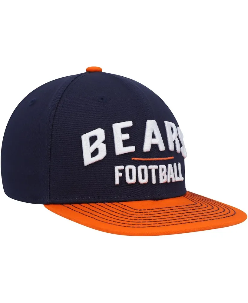 Big Boys and Girls Navy, Orange Chicago Bears Lock Up Snapback Hat