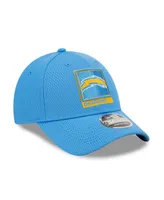 Men's New Era Powder Blue Los Angeles Chargers Framed Af 9Forty Snapback Hat