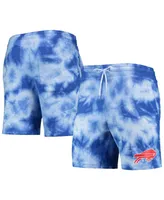 Men's New Era Royal Buffalo Bills Tie-Dye Shorts