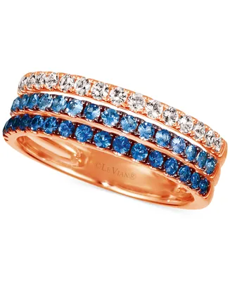 Le Vian Denim Ombre Sapphire (9/10 ct. t.w.) Ring 14k White Gold, Rose Gold or Yellow