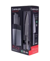 Cuisine::pro Daisho Nara Knife Block Graphite Set, 6 Piece