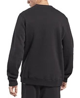 Reebok Men's Identity Fleece Stacked Logo Crew Sweatshirt