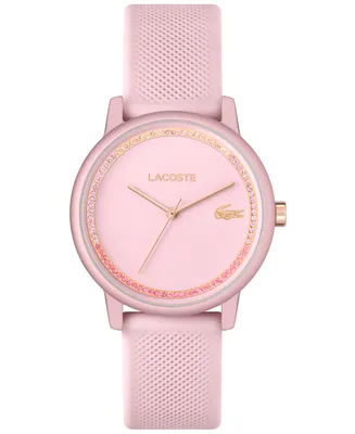 Lacoste Women's L 12.12 Go Blush Silicone Strap Watch 36mm