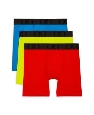 2(x)ist Men's Mesh Performance Ready 6" Boxer Brief, Pack of 3