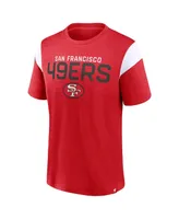 Men's Fanatics Scarlet San Francisco 49ers Home Stretch Team T-shirt