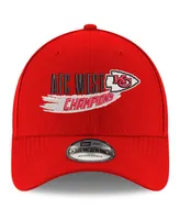 Men's New Era Red Kansas City Chiefs 2022 Afc West Division Champions 9FORTY Adjustable Hat