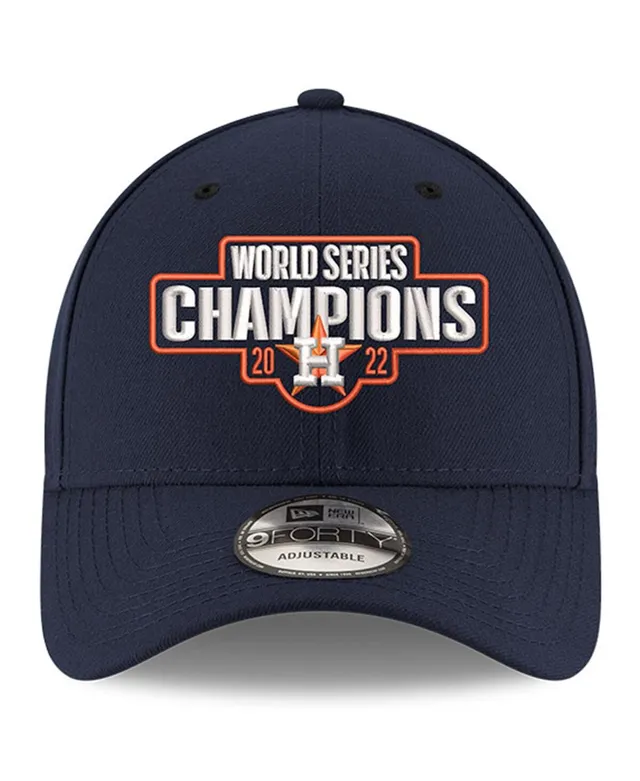 Men's Houston Astros New Era Navy 2022 World Series Champions Trophy 9FORTY  Adjustable Hat