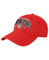 Men's Legacy Athletic Scarlet Utah Utes 2022 Pac-12 Champions Bold Arch Eza Relaxed Twill Adjustable Hat