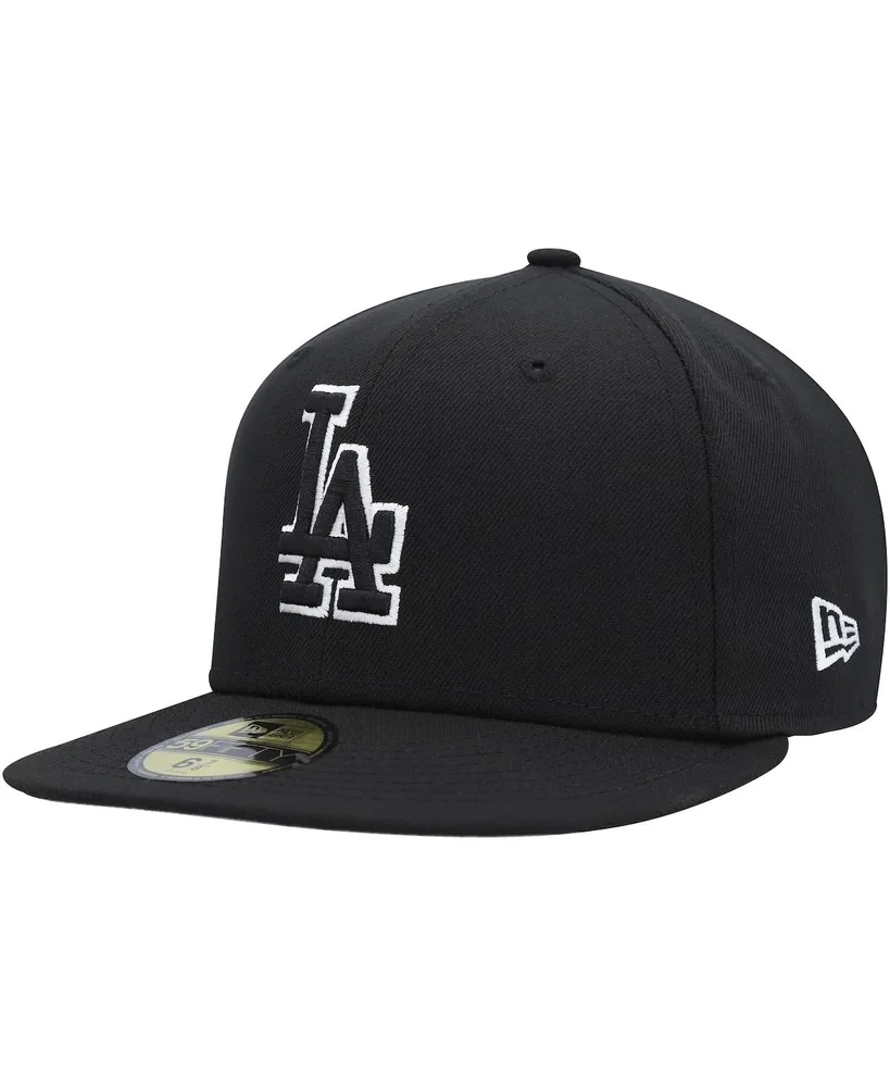 Los Angeles Dodgers New Era B-Dub 59FIFTY Fitted Hat - Black